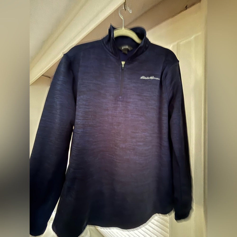 Eddie Bauer Dark Blue Half-Zip Pullover